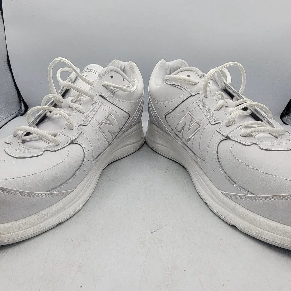 New Balance 577 Mens 13 Triple White Casual Walking Dad Shoes Sneakers MW577WT